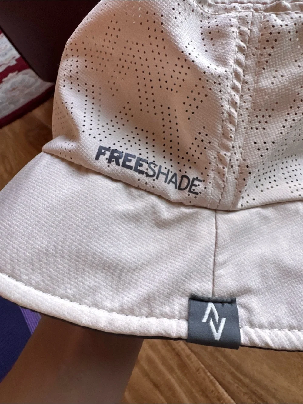 Eddie Bauer Cream Ventilated Bucket Hat
